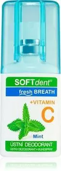 SOFTdent Fresh Mint bain de bouche pour une haleine frache longue dure TU прозрачный