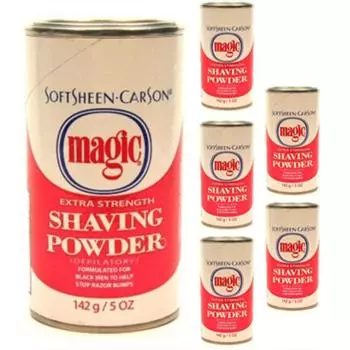 SoftSinCarson Magic Shaving Powder Extra Strength, 142g, 6 pieces