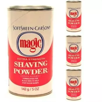 SoftSinCarson Magic Shaving Powder Extra Strength, 142g, 4 pieces