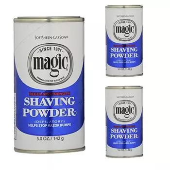 SoftSinCarson Magic Shaving Powder Regular Strength, 142g, 3 pieces