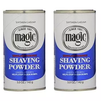 SoftSinCarson Magic Shaving Powder Regular Strength, 142g, 2 pieces