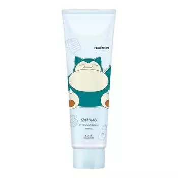 Softymo Cleansing Wash White Pokemon Design 190g Makeup Remover + Face Wash