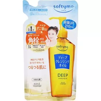 Softymo KOSE Cosmetics Pot Сменный блок очищающего масла Softymo 210 мл