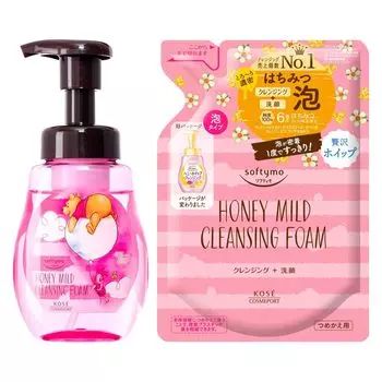 Softymo Очищающая пенка 200 мл Сменный блок 170 мл (Мед Мягкий) (х 1) (х 1)