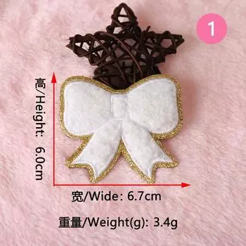 Согласно вышивке, наклейка на ткань с вышивкой, штамп для компьютерной вышивки, красочный универсальный бант, самоклеящаяся ткань, одежда, не требующая глажки 1#