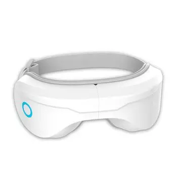 Согревающая маска для глаз Air Eye Soft Eye Estethetics Переключаемая на 5 режимов Вибрационная маска для глаз с подогревом Зарядка через USB Унисекс Складная маска для глаз Сон Хороший сон День рождения белый