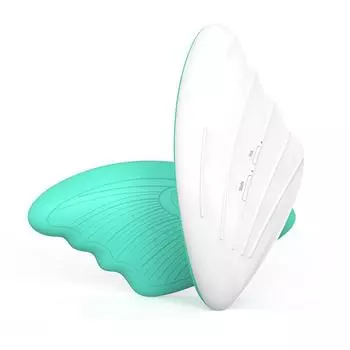 Согревающий массажер для лактации, мягкий силиконовый электрический массажер для груди для кормления грудью, 6 режимов вибрации + 3 уровня согревающих режимов зелёный