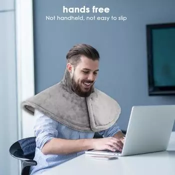 Согревающий платок для плеч и шеи Согревающий платок для спины Зимний электрический обогрев Живот Ноги Талия Теплый платок EU