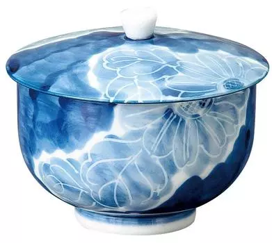 Sohougama Tea with Cup, Kikuba, Dark, Lid, Sencha, 7.87.5cm 502-28-113 синий