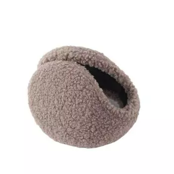 Сохраняющие тепло мужские зимние наушники, защита от холода, ветрозащитная ушная накладка, портативная грелка для ушей серый