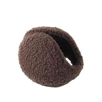 Сохраняющие тепло мужские зимние наушники, защита от холода, ветрозащитная ушная накладка, портативная грелка для ушей кофейный