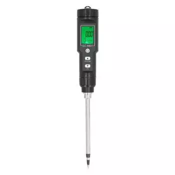 Soil Tester EC Temperature Tester Multipurpose Probe Soil Meter for Greenhouse Planting