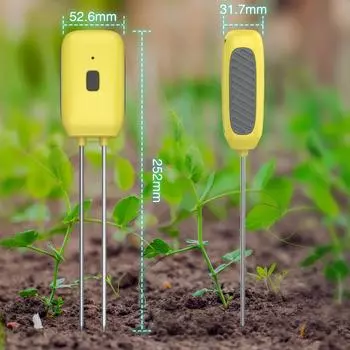 Тестер почвы, измеритель температуры и влажности, прибор для измерения влажности растений в горшках, мобильный телефон разноцветный