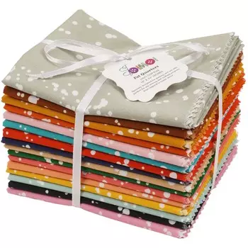 Soimoi 16 шт. комплект толстых четвертей - точечный принт 18 x 22 DIY пэчворк - 100 хлопковая предварительно нарезанная ткань для квилтинга 18X22 Inches разноцветный