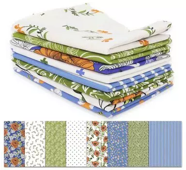Soimoi 8 шт., комплект из четверти жира, базовая коллекция с цветочным принтом, 18 x 22 , сделай сам, пэчворк, предварительно вырезанная ткань для квилтинга из 100 хлопка 18x22 разноцветный