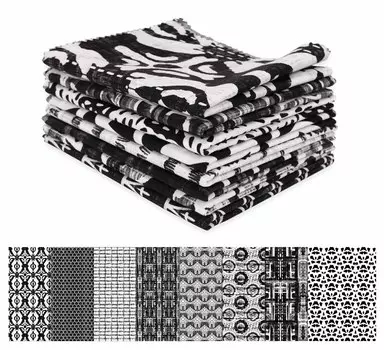 Soimoi 8 шт., комплект из четверти жира, абстрактная текстура с принтом, 18 x 22 , сделай сам, пэчворк, предварительно вырезанная ткань для квилтинга из 100 хлопка 18x22 белый