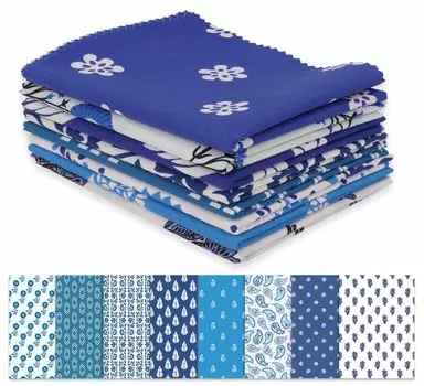 Soimoi 8 шт., комплект из четверти жира, азиатский блочный принт, 18 x 22 , сделай сам, пэчворк, 100% хлопок, предварительно вырезанная ткань для квилтинга, белая и 18x22 белый