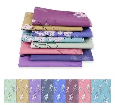 Soimoi 8 шт., комплект из четверти жира, цветочный принт, 18 x 22 , сделай сам, пэчворк, предварительно вырезанная ткань для квилтинга из 100 хлопка 18x22 разноцветный