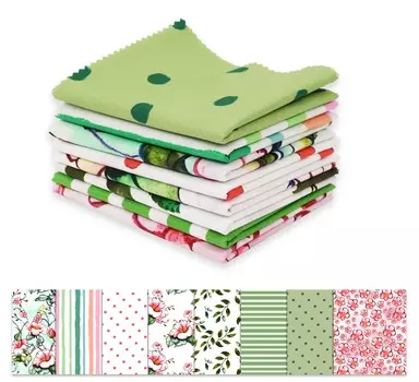 Soimoi 8 шт., комплект из четверти жира, цветочный принт, 18 x 22 , сделай сам, пэчворк, предварительно вырезанная ткань для квилтинга из 100 хлопка 18x22 разноцветный