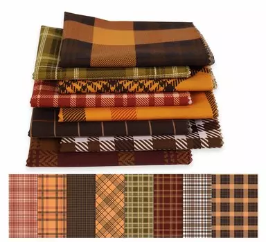 Soimoi 8 шт. комплект толстых четвертей, клетчатый и клетчатый принт 18 x 22 DIY лоскутное шитье-100 хлопок предварительно вырезанная ткань для квилтинга 18x22