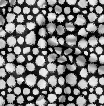 Soimoi Dot Print, хлопковый батист, ткань для квилтинга, продаваемая во дворе, ширина 42 дюйма, хлопковая ткань средней плотности, швейные принадлежности, черный и 42 Inch Wide - Cotton Cambric чёрный