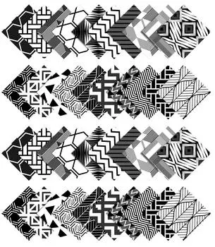 Soimoi геометрический принт Precut 5-дюймовая хлопчатобумажная ткань стеганые квадраты шарм пакет DIY лоскутное шитье ремесло-белый и 5x5 белый