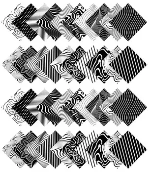 Soimoi геометрический принт Precut 5-дюймовая хлопчатобумажная ткань стеганые квадраты шарм пакет DIY лоскутное шитье ремесло-белый и 5x5 inches белый