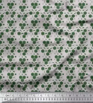 Soimoi Хлопковая утиная ткань Камера | Наушники и мегафон Рубашка Декор Ткань Печатный метр 56 дюймов 56 Inch Wide - Cotton Duck светло-серый