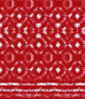 Soimoi Japan Креп-сатин Ткань с завязками и красками Ткань с принтом по метрам 42 дюйма 42 Inch Wide - Poly Crepe оранжевый