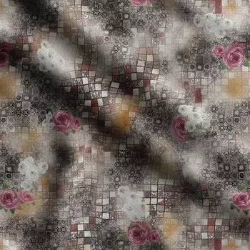 Soimoi Patchwork Print, хлопковый батист, ткань для квилтинга, продаваемая во дворе, ширина 42 дюйма, хлопчатобумажная ткань средней плотности, швейные принадлежности, коричневый и 42 Inch Wide - Cotton Cambric коричневый