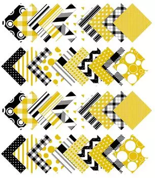 Soimoi предварительно вырезанный 10-дюймовый полосатый принт, хлопковая ткань, комплект, стеганые квадраты, шарм, пакет, сделай сам, лоскутное шитье 5x5inches белый