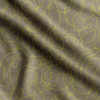 Soimoi с абстрактным принтом, хлопковый батист, ткань для квилтинга, продаваемая во дворе, хлопчатобумажная ткань средней плотности шириной 42 дюйма, 42 Inch Wide - Cotton Cambric чёрный