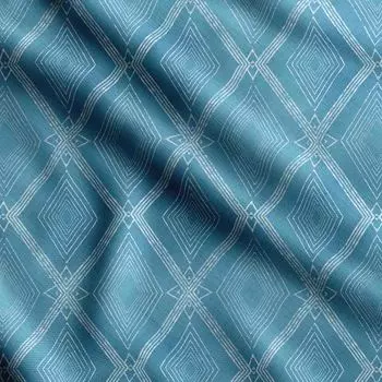 Soimoi с геометрическим принтом, хлопчатобумажный батист, ткань для квилтинга, продаваемая во дворе, шириной 42 дюйма, хлопчатобумажная ткань средней плотности, 42 Inch Wide - Cotton Cambric серый