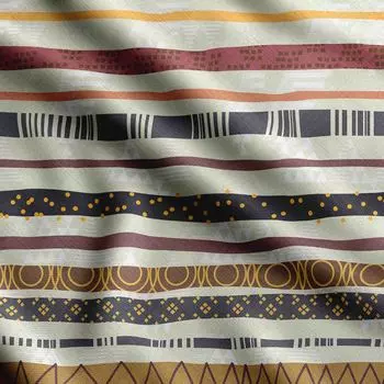 Soimoi с геометрическим принтом, хлопчатобумажный батист, ткань для квилтинга, продаваемая во дворе, шириной 42 дюйма, хлопчатобумажная ткань средней плотности, 42 Inch Wide - Cotton Cambric синий