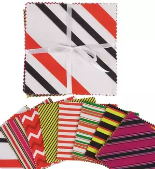 Soimoi в полоску с принтом, предварительно вырезанная 5-дюймовая хлопчатобумажная ткань, стеганая квадратная ткань, очаровательный набор, сделай сам, лоскутное шитье, ремесло- 5x5inches разноцветный