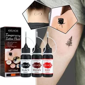 Сок водонепроницаемый, безопасный, безболезненный, имитация, долговечный инструмент для боди-арта, натуральная жидкость для временной татуировки