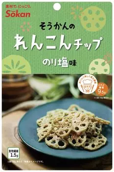 Sokan Sokan Чипсы из корня лотоса со вкусом соли нори 18 г x 6 пакетиков