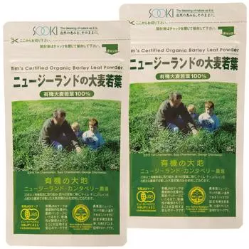 Soki Новозеландская ячменная трава 90 г x 2 пакета зелёный