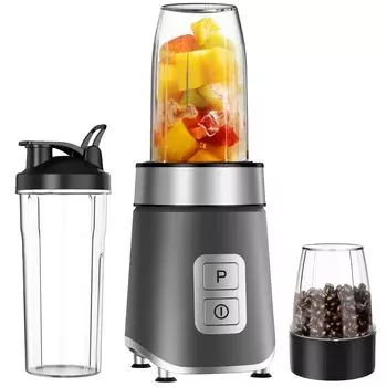 Соковыжималка Angashion может измельчать фруктовый кофе для ребенка 400 Вт, высокая мощность 600 мл, большой, питательный, простой в использовании, безопасный офисный миксер, лед, смузи, овощи, сок, мельница,