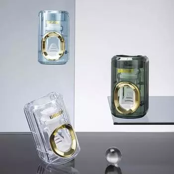 Соковыжималка Бесшумная Компактная присоска Настенная автоматическая зубная паста Съемная Легко чистящаяся Пыленепроницаемая зубная паста синий