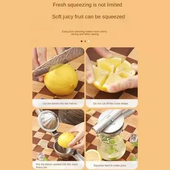 Соковыжималка для цитрусовых Простота использования Универсальная прочная высокоэффективная соковыжималка Удобная соковыжималка для цитрусовых для домашнего использования Нержавеющая сталь 316