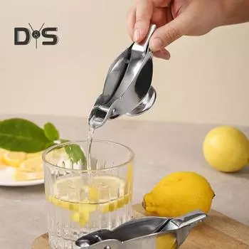 Соковыжималка для лимона из нержавеющей стали Bird Design Ручная соковыжималка для лайма Портативная ручная соковыжималка для цитрусовых фруктов для коктейлей из лимона и лайма 1pc