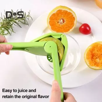 Соковыжималка для лимона, ручная соковыжималка для лимона, ручной пресс для овощей, простая в использовании соковыжималка для цитрусовых для кухни, бара, путешествий на открытом воздухе зелёный