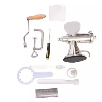 Соковыжималка для ростков пшеницы. Ручная соковыжималка для ростков пшеницы из нержавеющей стали 304 с длинным винтовым валом и ОСНОВАНИЕМ НА ПРИСОСКЕ. United States