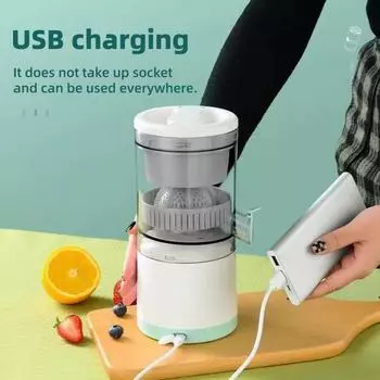 Соковыжималка Yousheng Fruit Juicer Большая емкость, не содержит бисфенол А, простая в использовании, компактный размер, портативный перезаряжаемый беспроводной электрический миксер, блендер для фруктов