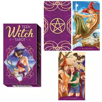 Сокровища Лили [A0984] — Таро Создателя «Юная ведьма» — 12x7x3 см