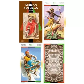 Сокровища Лили [A1321] - Таро Создателя «Афроамериканское Таро» - 12x7x3 см