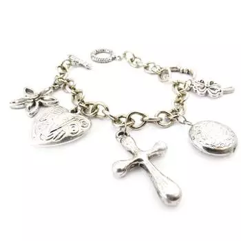 Сокровища Лили [E4231] - Серебряный браслет Имбирь