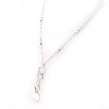 Сокровища Лили [G5395] - Серебряное ожерелье Хореография