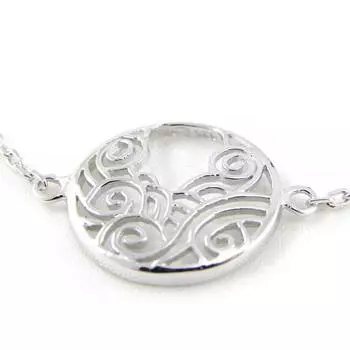 Сокровища Лили [H5461] - Серебряный браслет Хореография